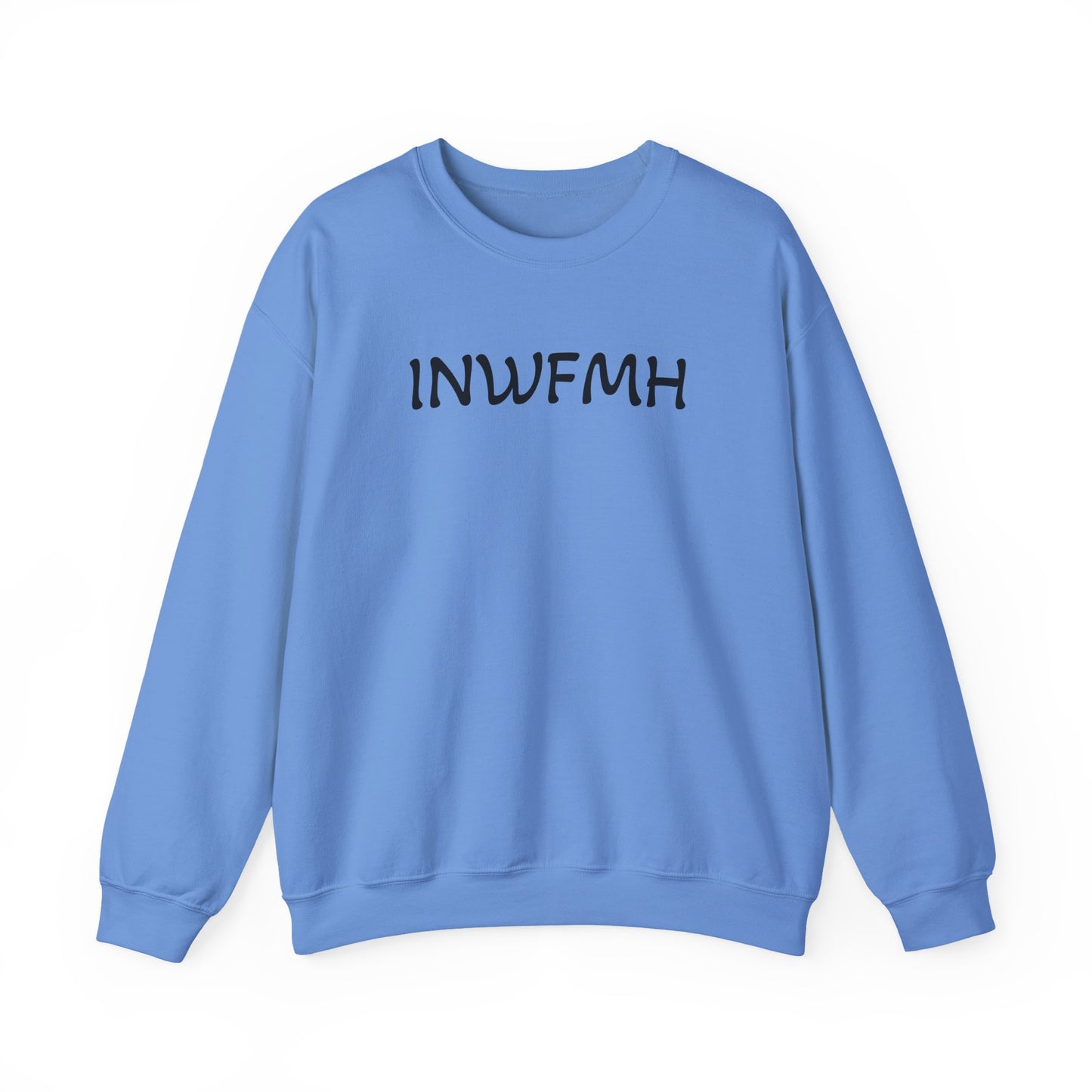 Casual Cozy INWFMH Plain Sweatshirt, Unisex Comfort Apparel, Trendy Fall Wardrobe, Ideal for Relaxed Days, Gift for Friends