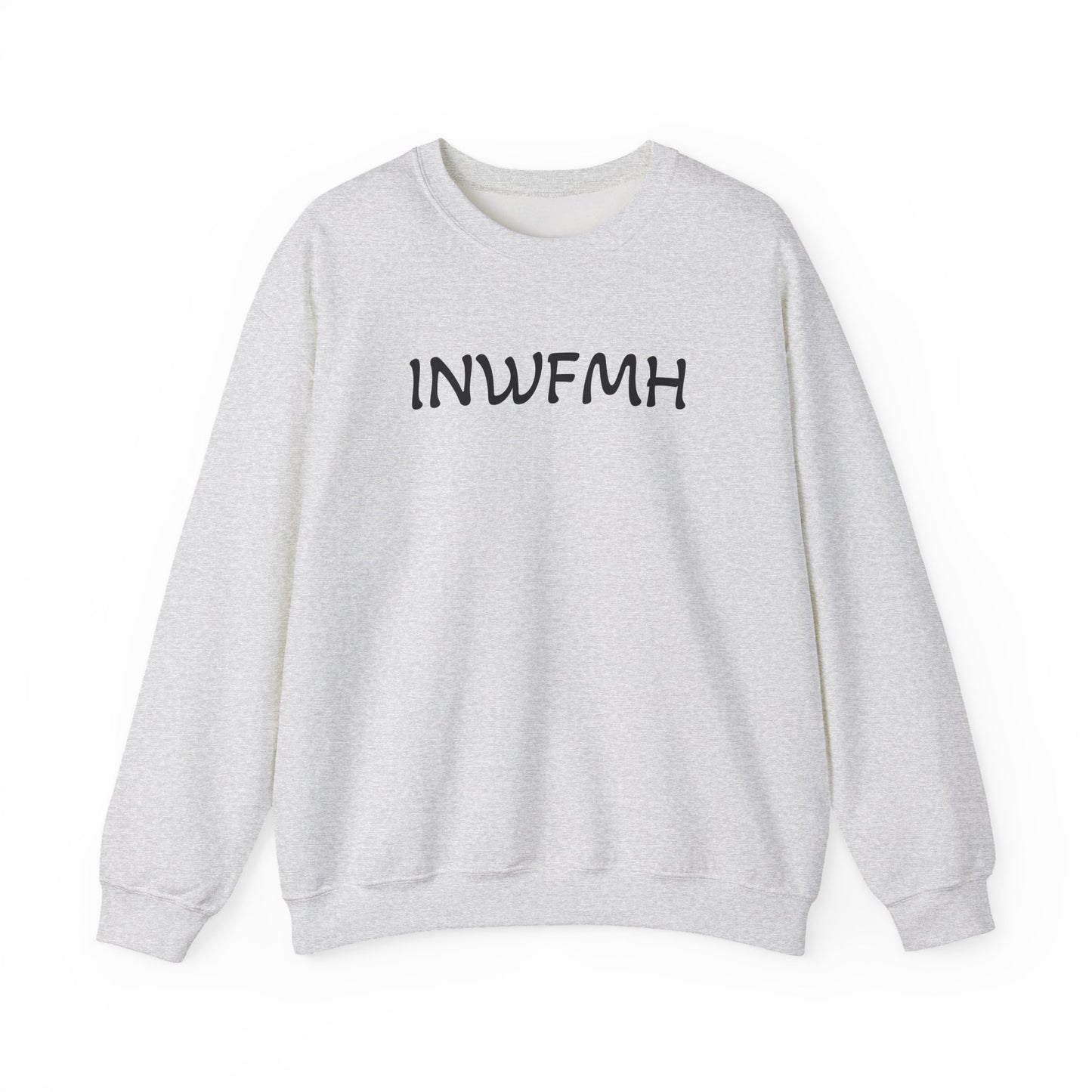 Casual Cozy INWFMH Plain Sweatshirt, Unisex Comfort Apparel, Trendy Fall Wardrobe, Ideal for Relaxed Days, Gift for Friends