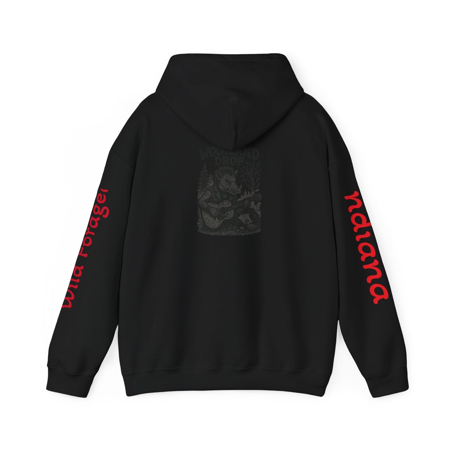 Woodland Forager Hooded Sweatshirt, Cozy Unisex Hoodie, Nature Lover Gift, Hiking Apparel, Outdoor Adventure Sweatshirt