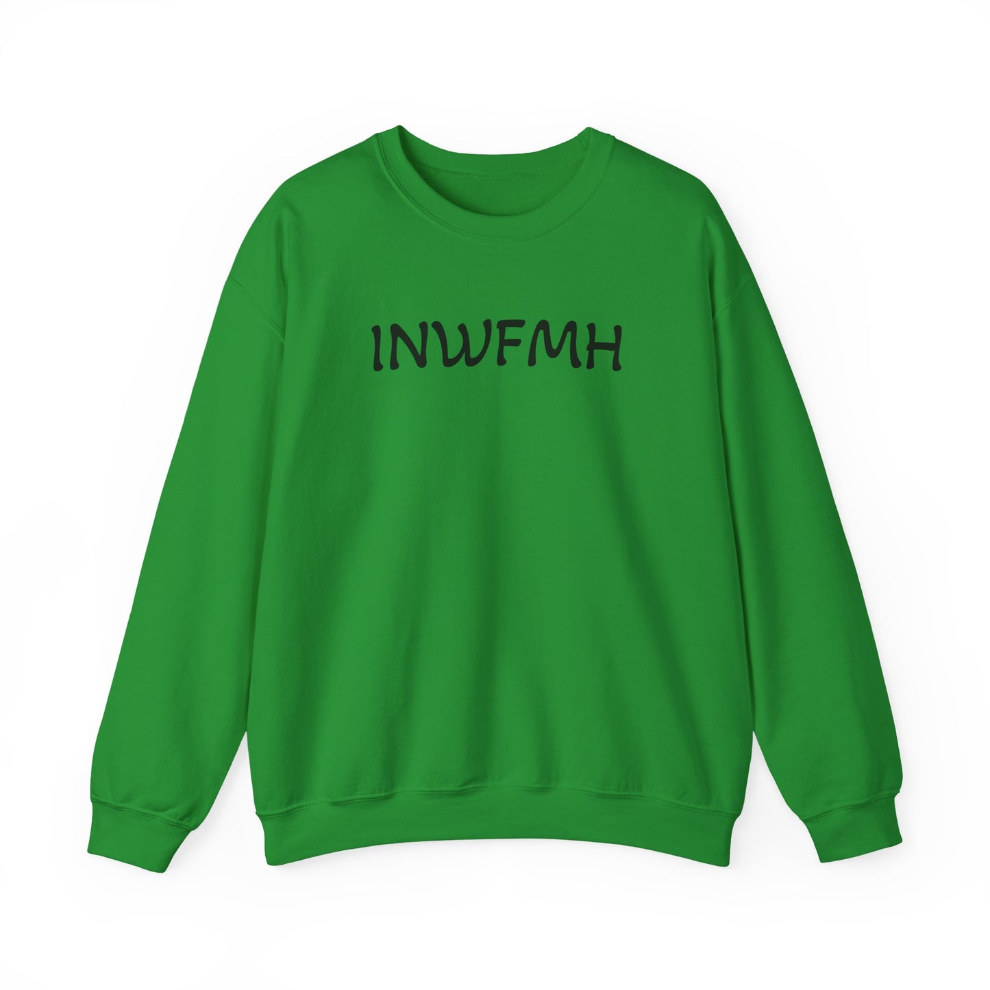 Casual Cozy INWFMH Plain Sweatshirt, Unisex Comfort Apparel, Trendy Fall Wardrobe, Ideal for Relaxed Days, Gift for Friends