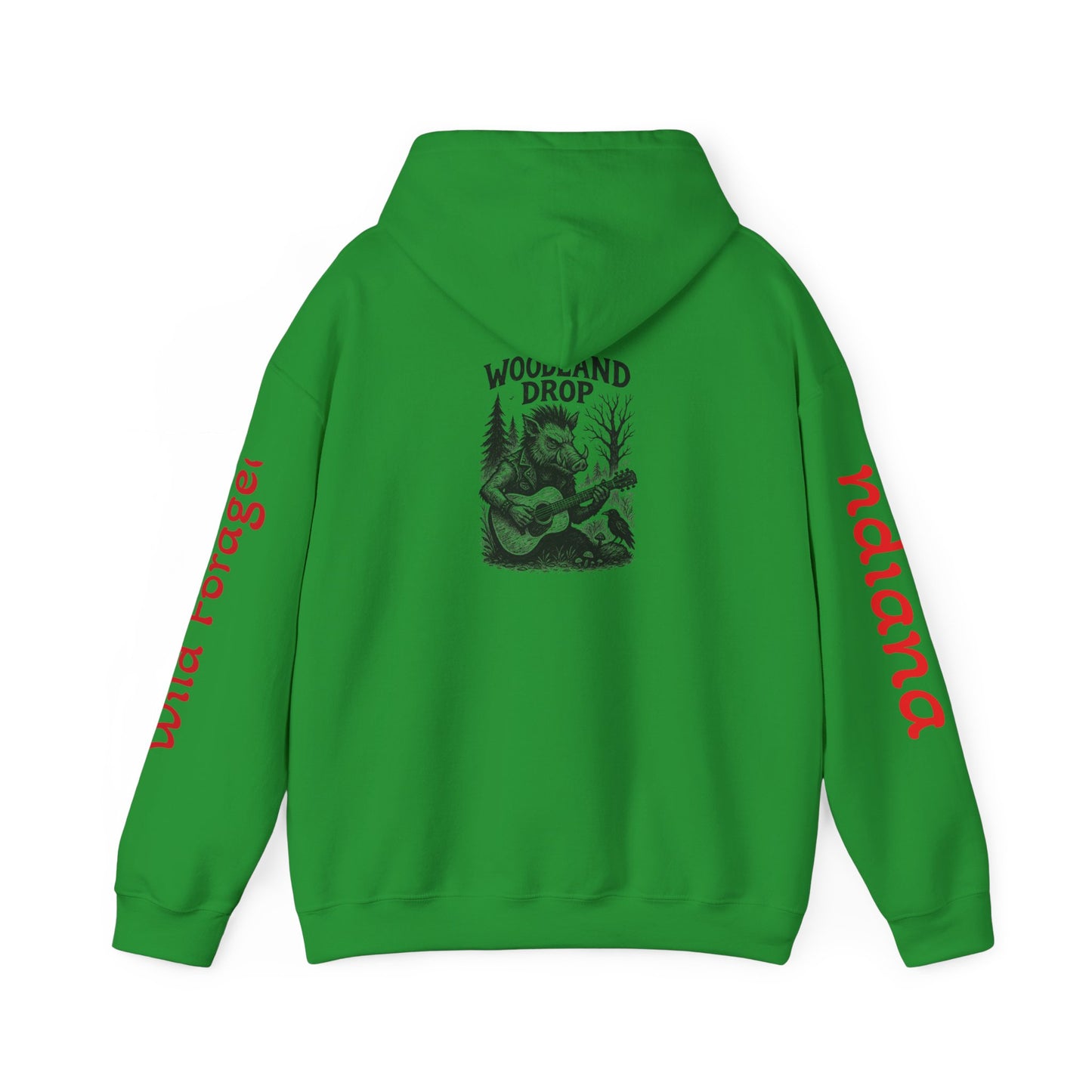 Woodland Forager Hooded Sweatshirt, Cozy Unisex Hoodie, Nature Lover Gift, Hiking Apparel, Outdoor Adventure Sweatshirt