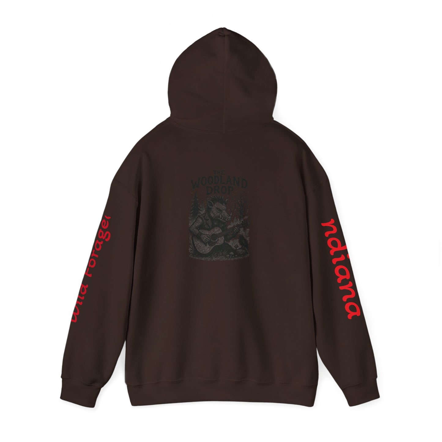 Woodland Forager Hooded Sweatshirt, Cozy Unisex Hoodie, Nature Lover Gift, Hiking Apparel, Outdoor Adventure Sweatshirt