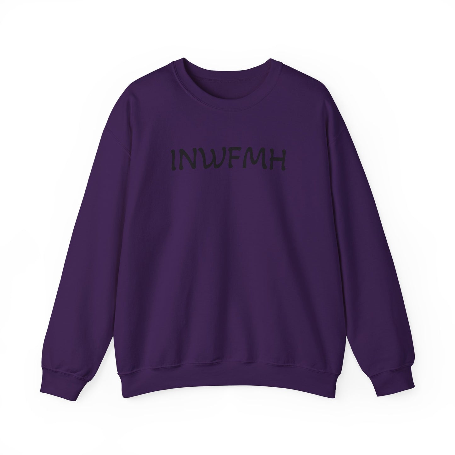 Casual Cozy INWFMH Plain Sweatshirt, Unisex Comfort Apparel, Trendy Fall Wardrobe, Ideal for Relaxed Days, Gift for Friends