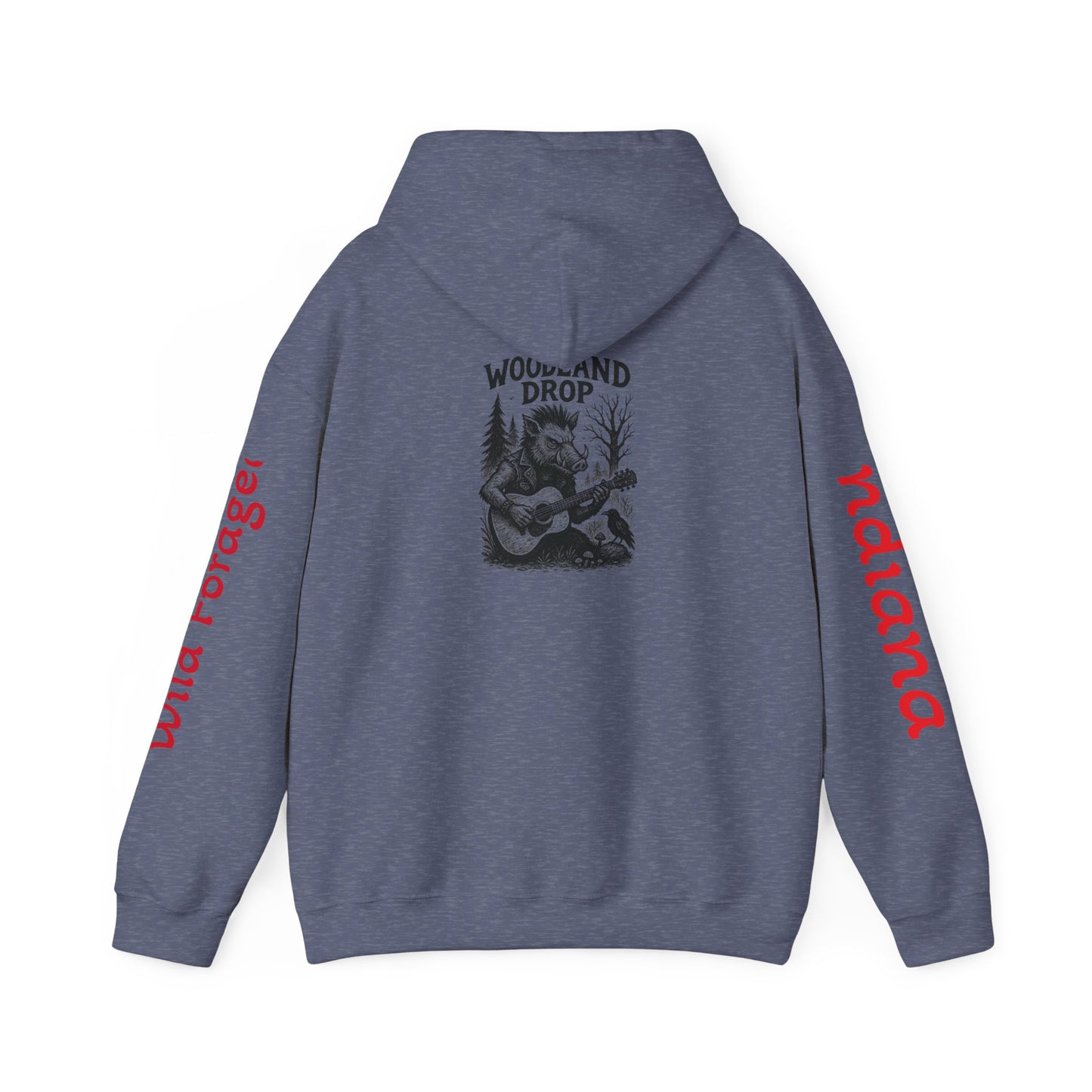 Woodland Forager Hooded Sweatshirt, Cozy Unisex Hoodie, Nature Lover Gift, Hiking Apparel, Outdoor Adventure Sweatshirt