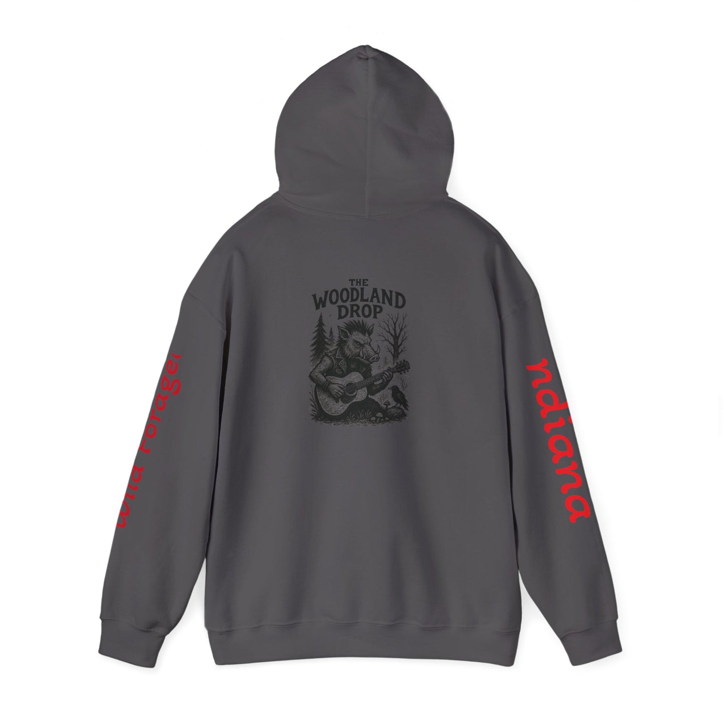 Woodland Forager Hooded Sweatshirt, Cozy Unisex Hoodie, Nature Lover Gift, Hiking Apparel, Outdoor Adventure Sweatshirt