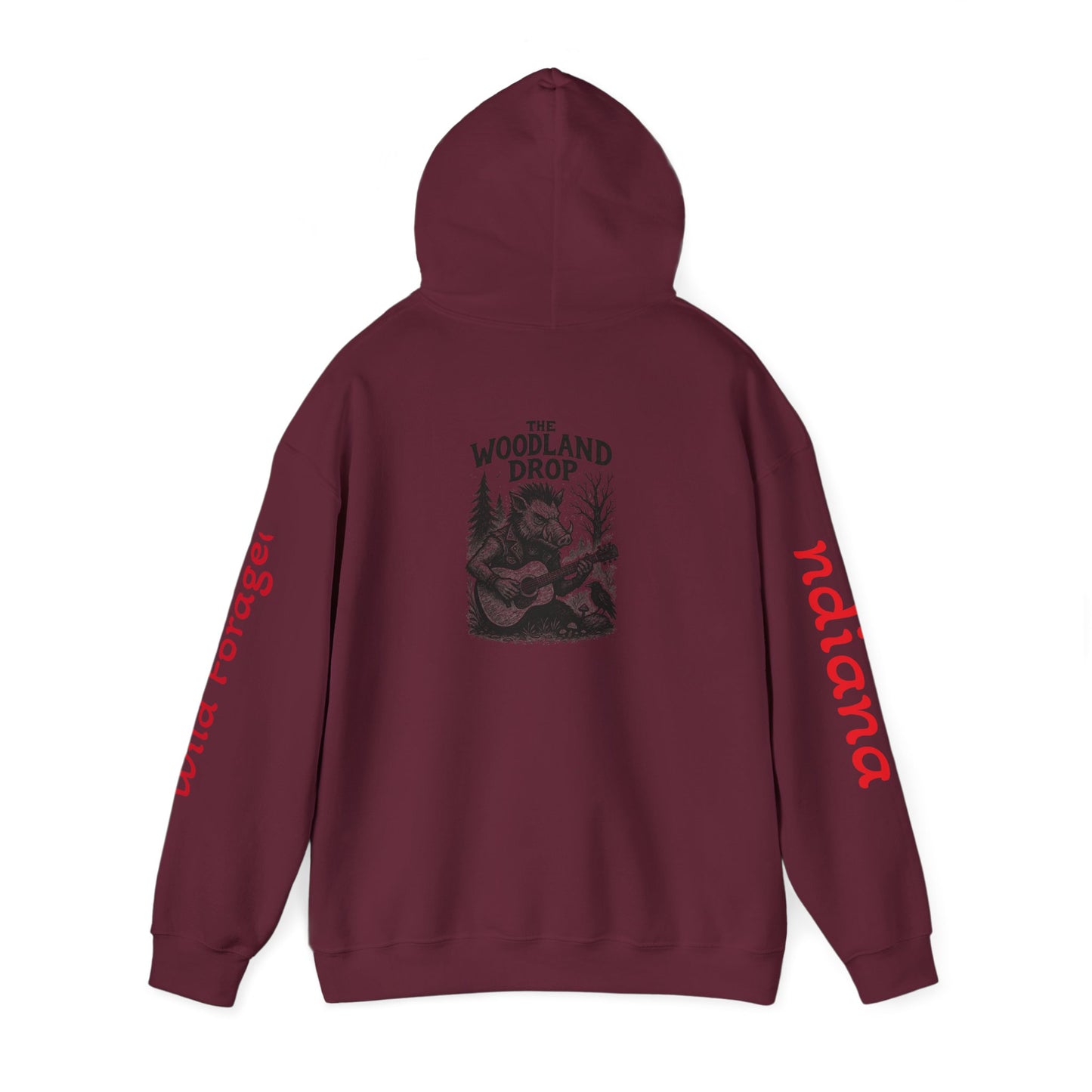 Woodland Forager Hooded Sweatshirt, Cozy Unisex Hoodie, Nature Lover Gift, Hiking Apparel, Outdoor Adventure Sweatshirt