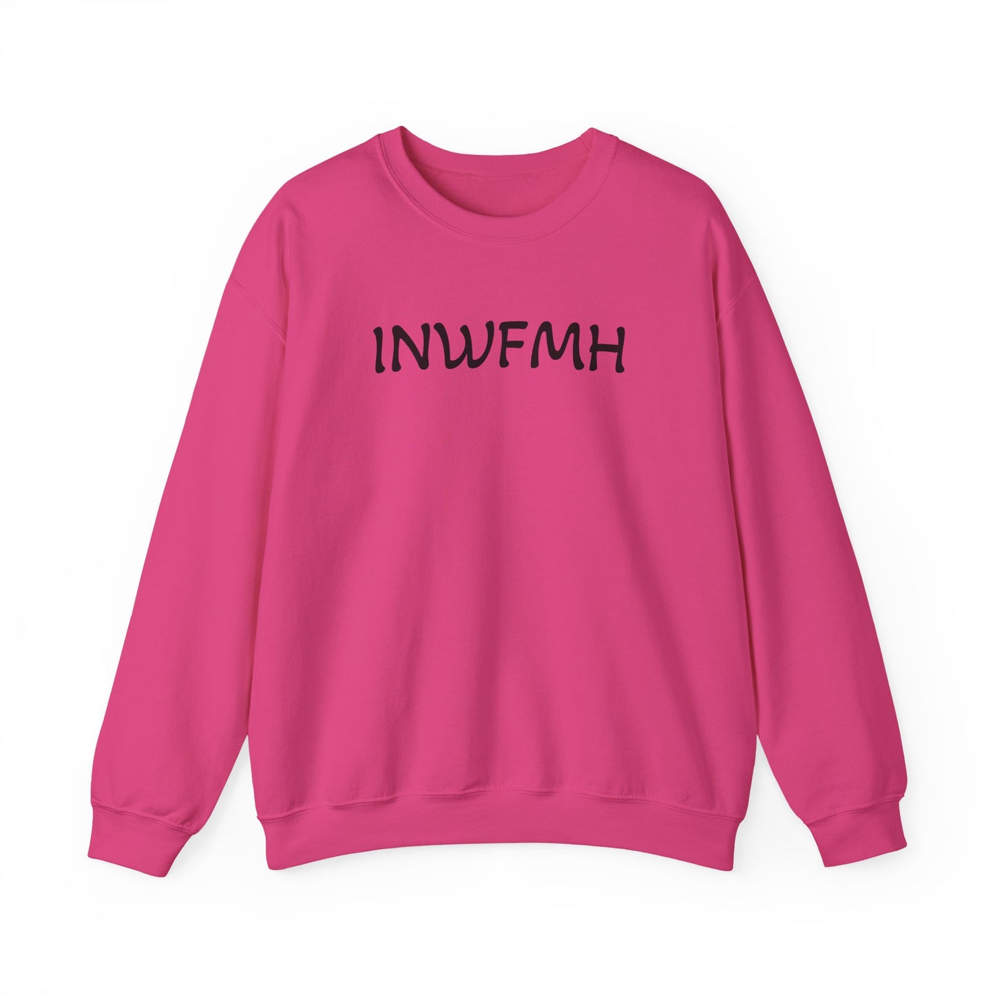 Casual Cozy INWFMH Plain Sweatshirt, Unisex Comfort Apparel, Trendy Fall Wardrobe, Ideal for Relaxed Days, Gift for Friends