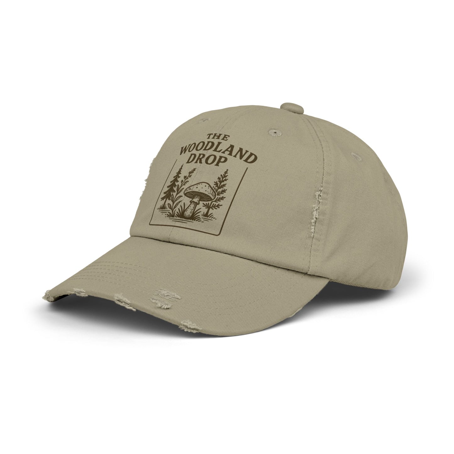 Distressed Woodland Drop Cap