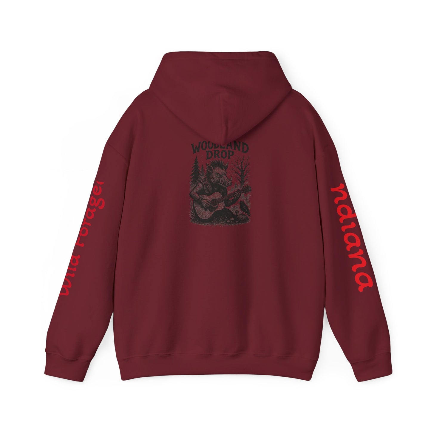 Woodland Forager Hooded Sweatshirt, Cozy Unisex Hoodie, Nature Lover Gift, Hiking Apparel, Outdoor Adventure Sweatshirt