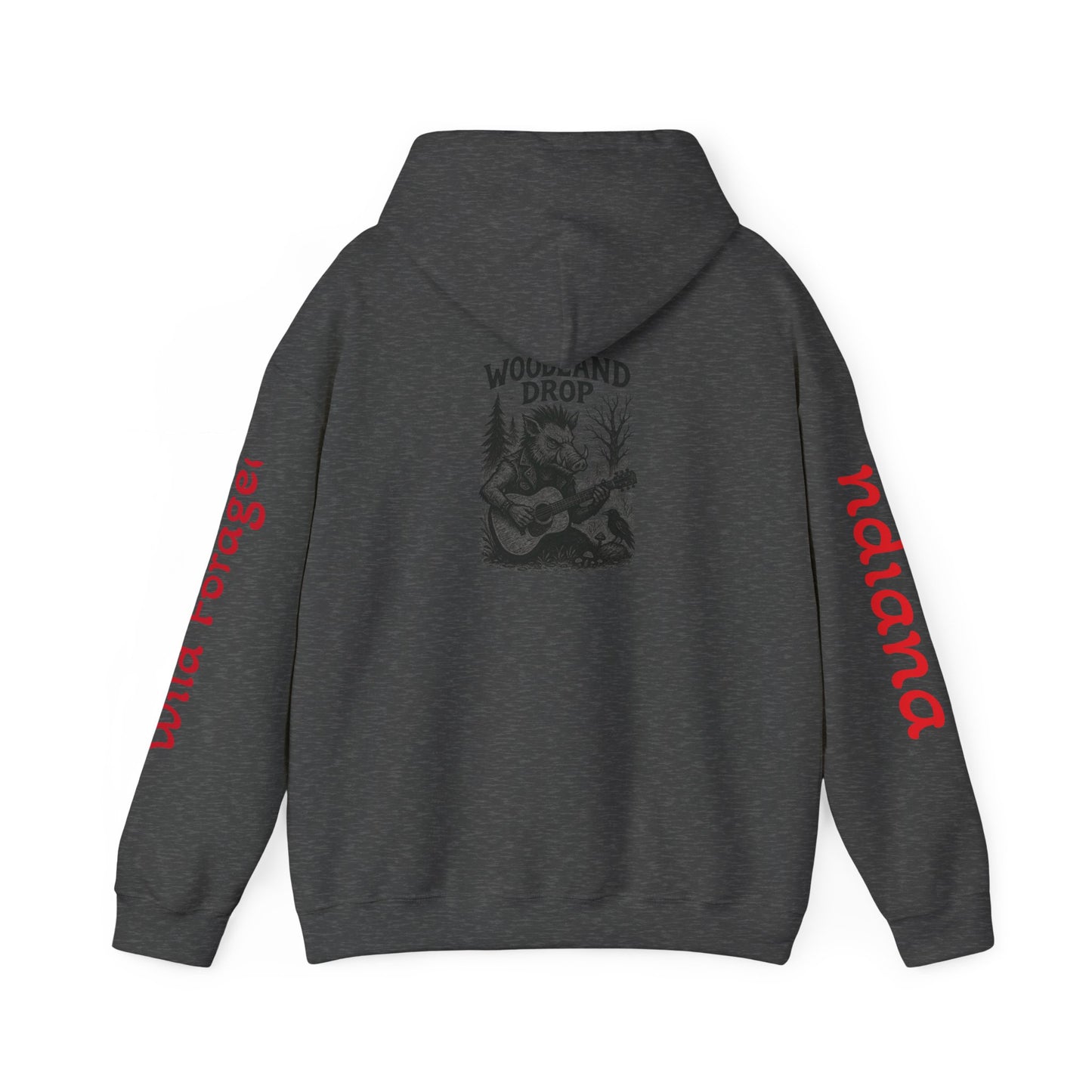 Woodland Forager Hooded Sweatshirt, Cozy Unisex Hoodie, Nature Lover Gift, Hiking Apparel, Outdoor Adventure Sweatshirt
