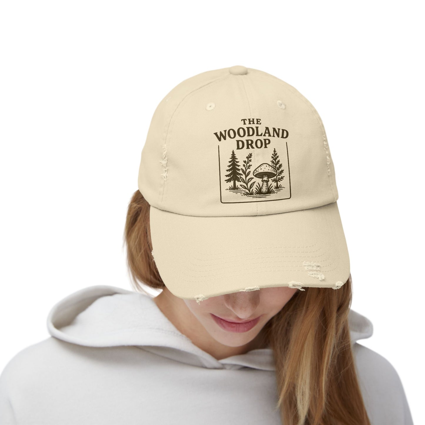 Distressed Woodland Drop Cap