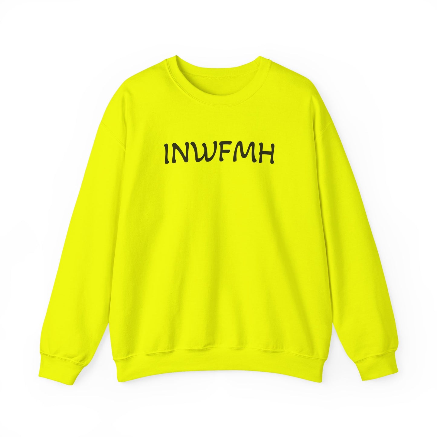 Casual Cozy INWFMH Plain Sweatshirt, Unisex Comfort Apparel, Trendy Fall Wardrobe, Ideal for Relaxed Days, Gift for Friends
