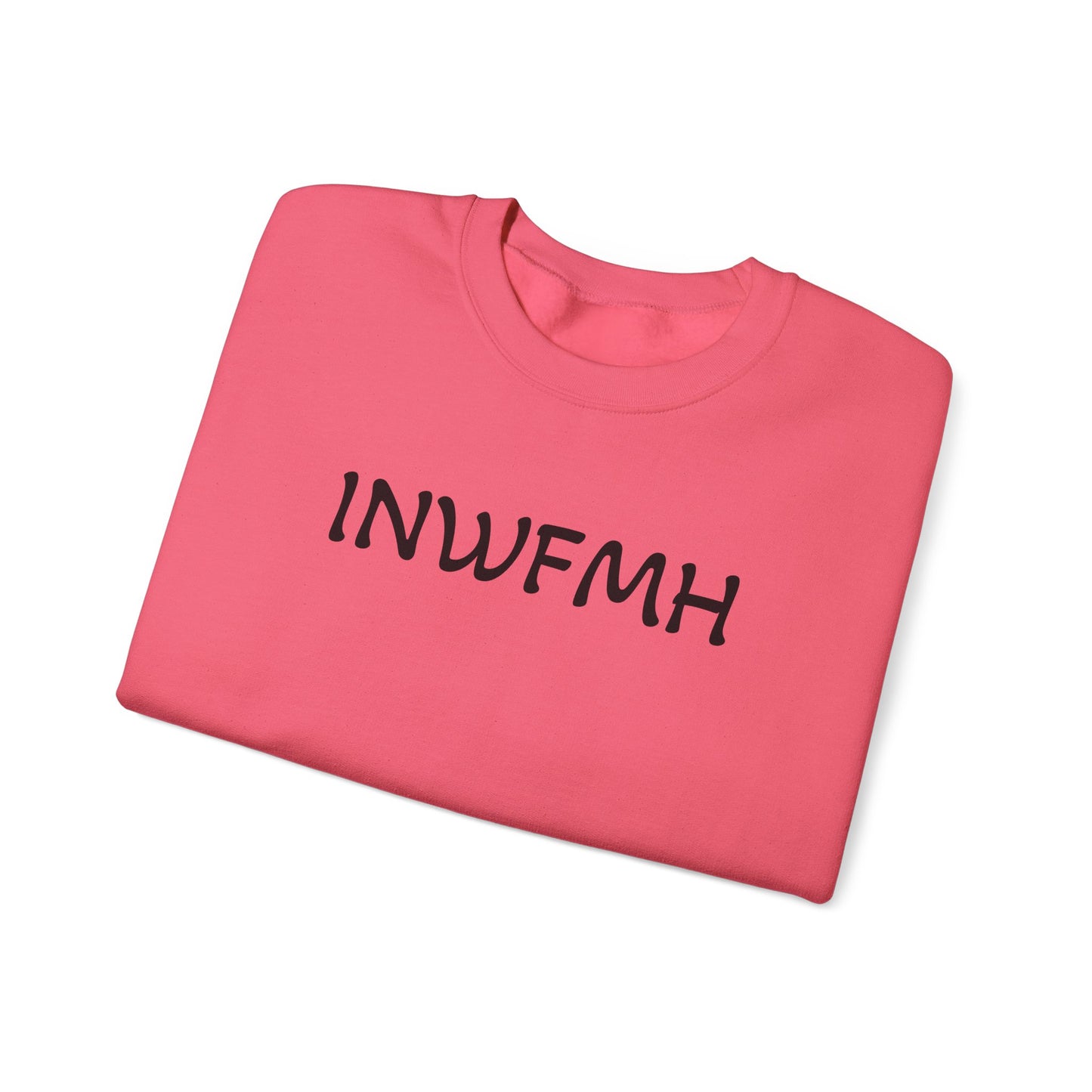 Casual Cozy INWFMH Plain Sweatshirt, Unisex Comfort Apparel, Trendy Fall Wardrobe, Ideal for Relaxed Days, Gift for Friends