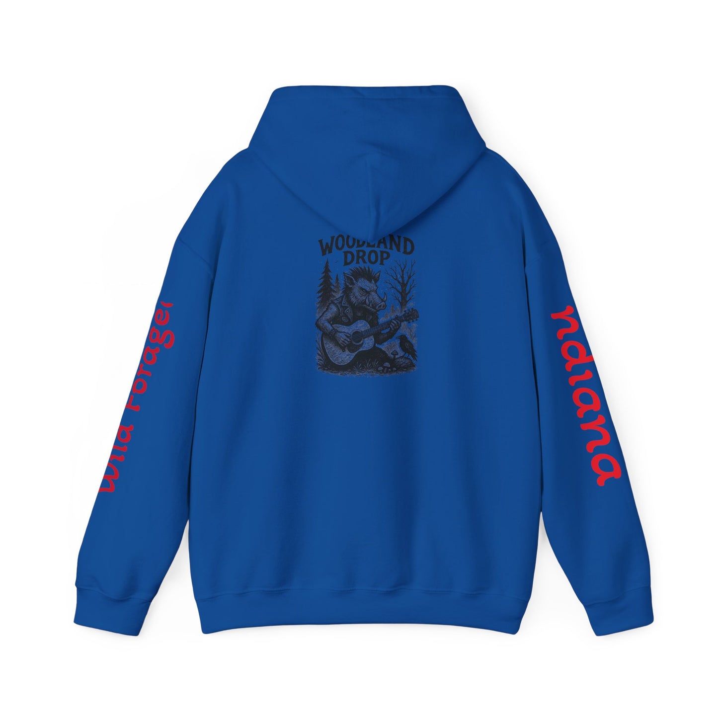 Woodland Forager Hooded Sweatshirt, Cozy Unisex Hoodie, Nature Lover Gift, Hiking Apparel, Outdoor Adventure Sweatshirt