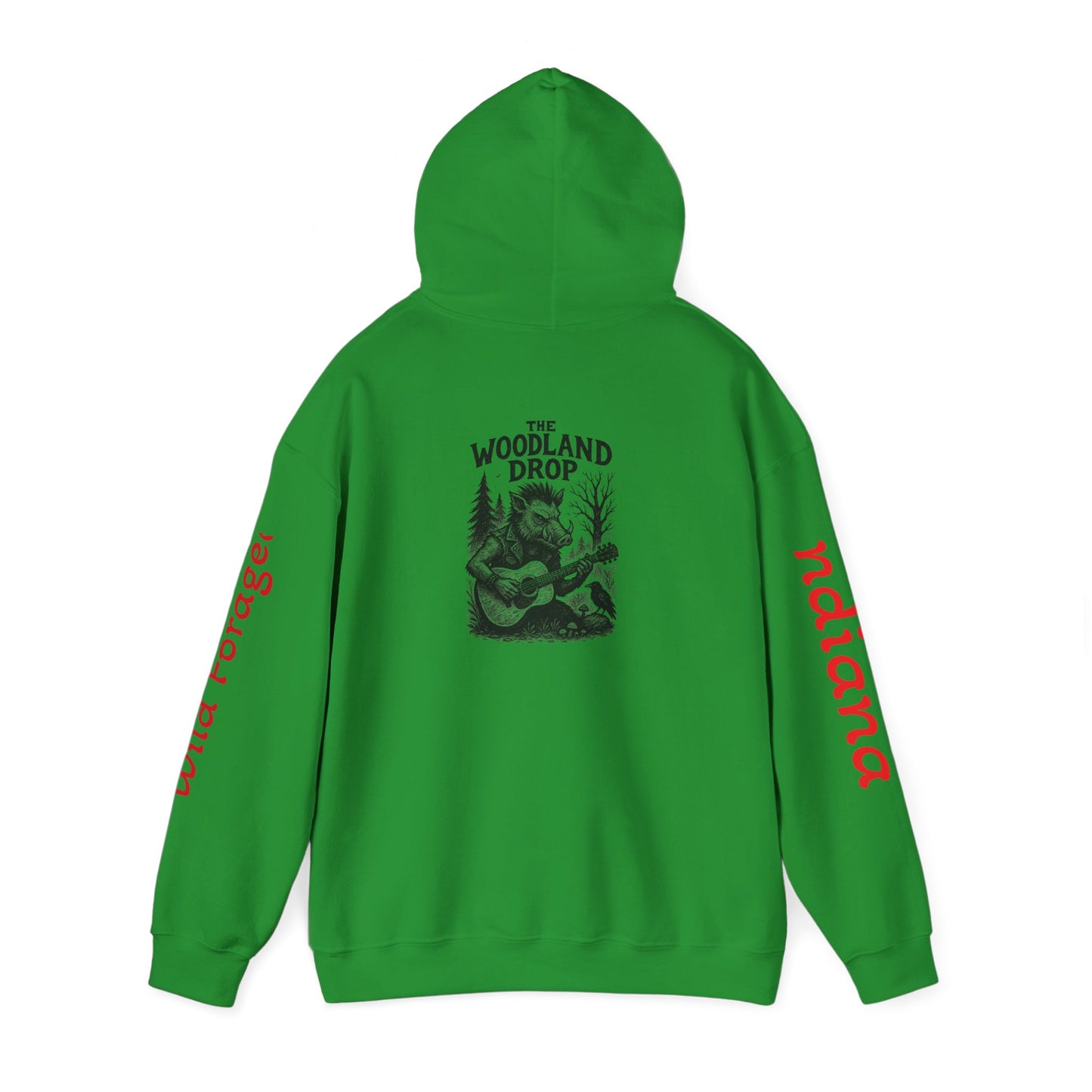 Woodland Forager Hooded Sweatshirt, Cozy Unisex Hoodie, Nature Lover Gift, Hiking Apparel, Outdoor Adventure Sweatshirt