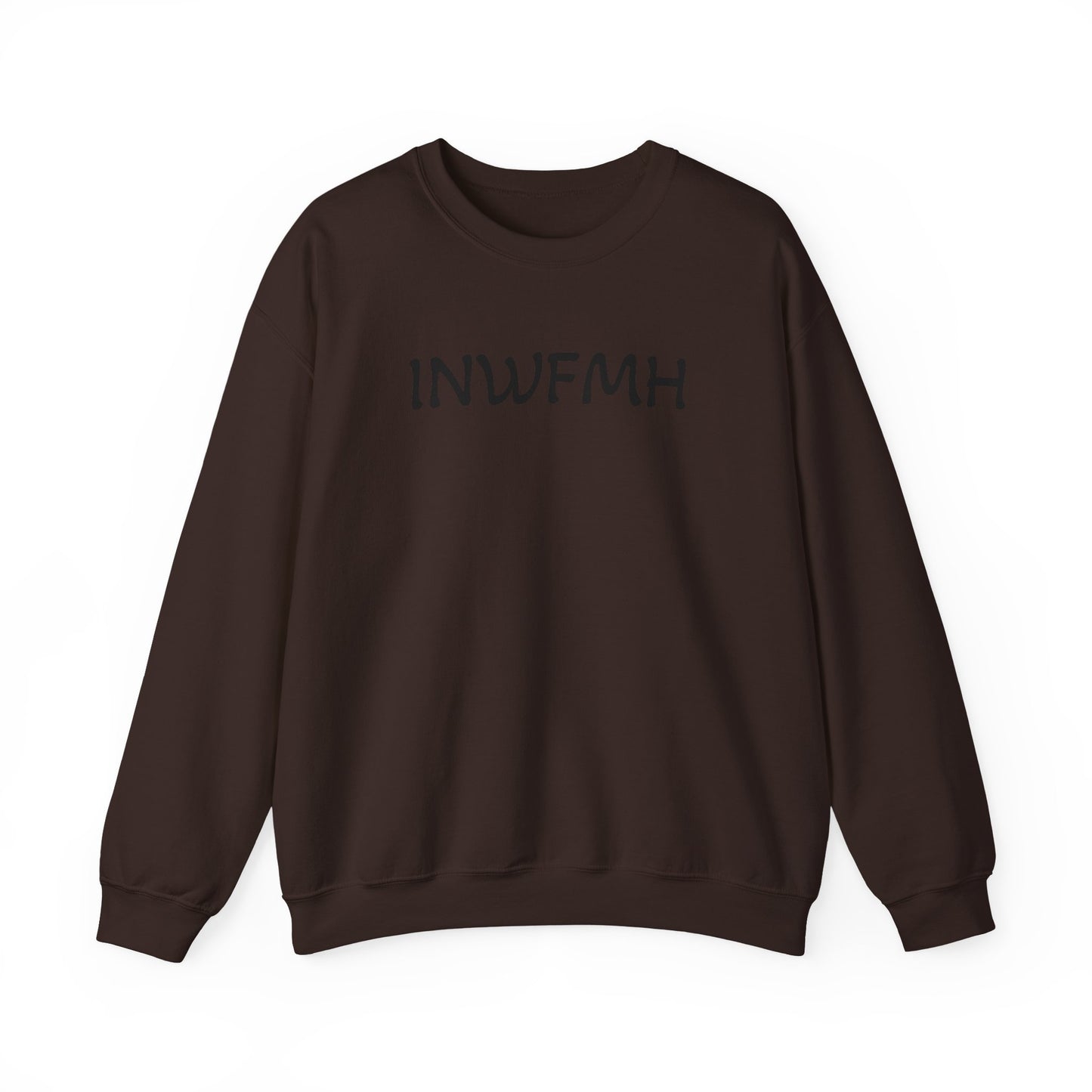 Casual Cozy INWFMH Plain Sweatshirt, Unisex Comfort Apparel, Trendy Fall Wardrobe, Ideal for Relaxed Days, Gift for Friends
