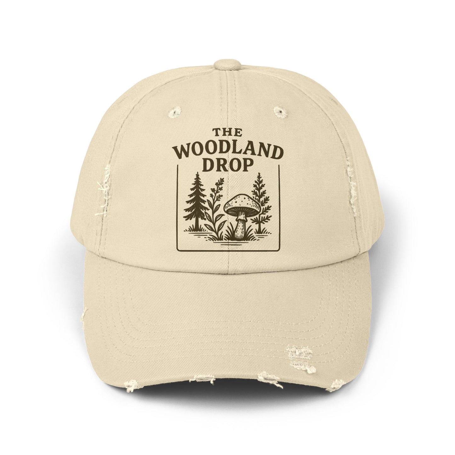 Distressed Woodland Drop Cap