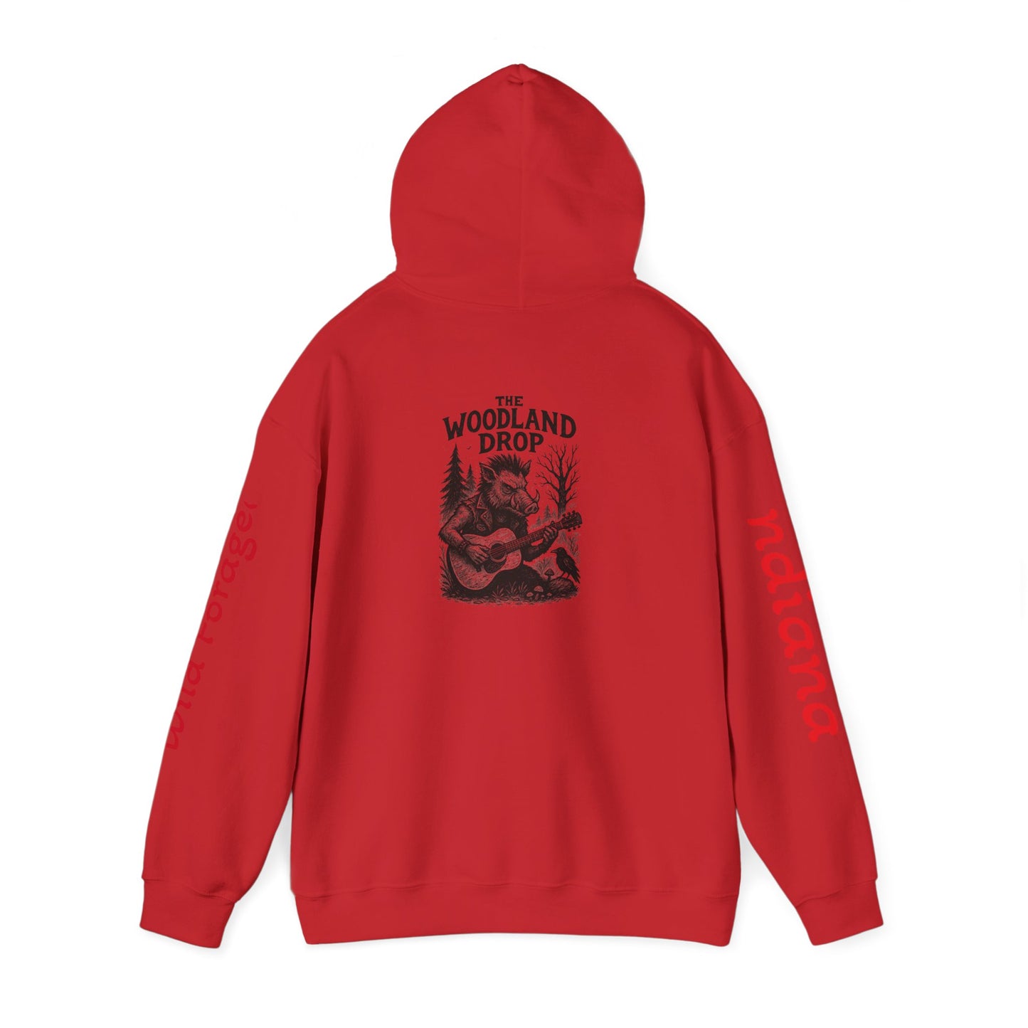Woodland Forager Hooded Sweatshirt, Cozy Unisex Hoodie, Nature Lover Gift, Hiking Apparel, Outdoor Adventure Sweatshirt