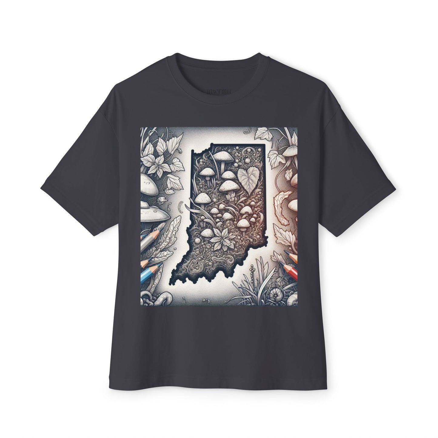 Indiana Wild Foraged Mushrooms Boxy Tee, Unisex Oversized T-Shirt for Nature Lovers, Comfortable Casual Wear, Perfect Gift for [...]