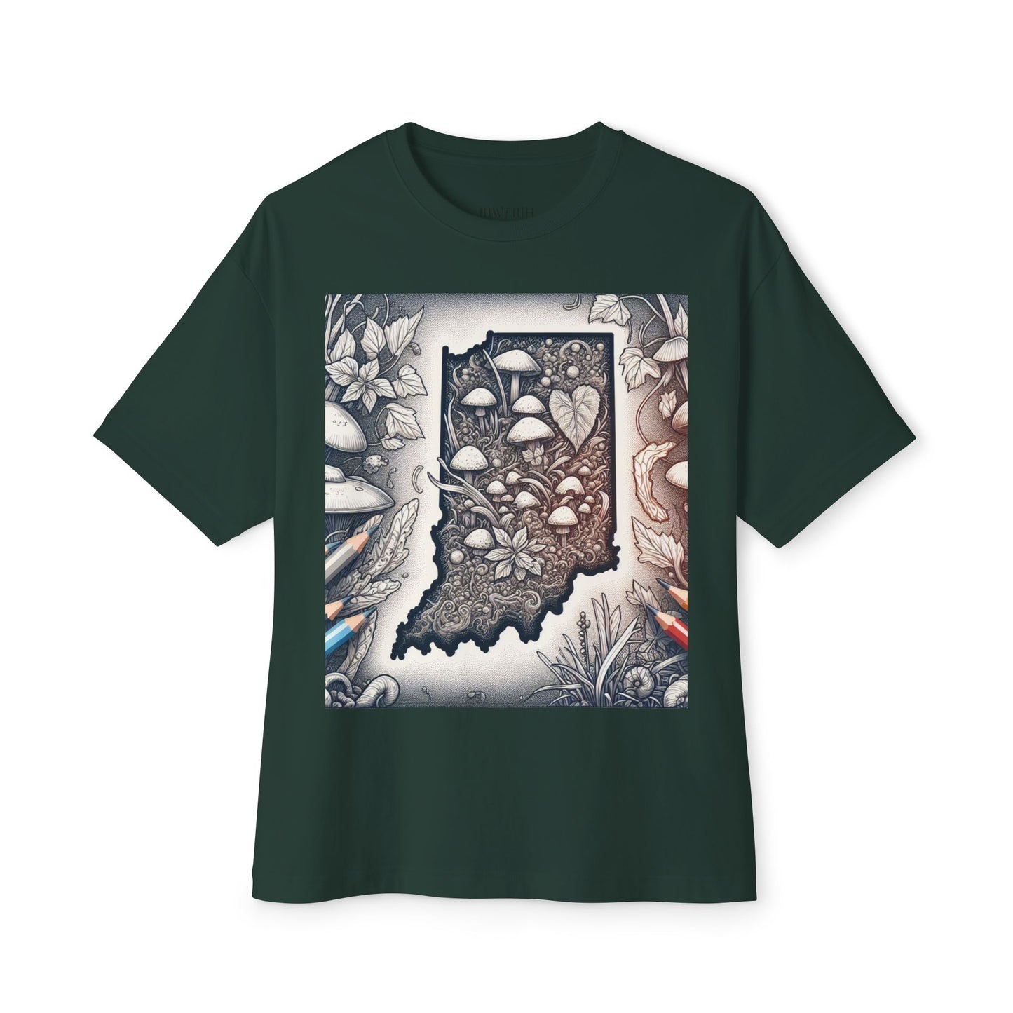 Indiana Wild Foraged Mushrooms Boxy Tee, Unisex Oversized T-Shirt for Nature Lovers, Comfortable Casual Wear, Perfect Gift for [...]