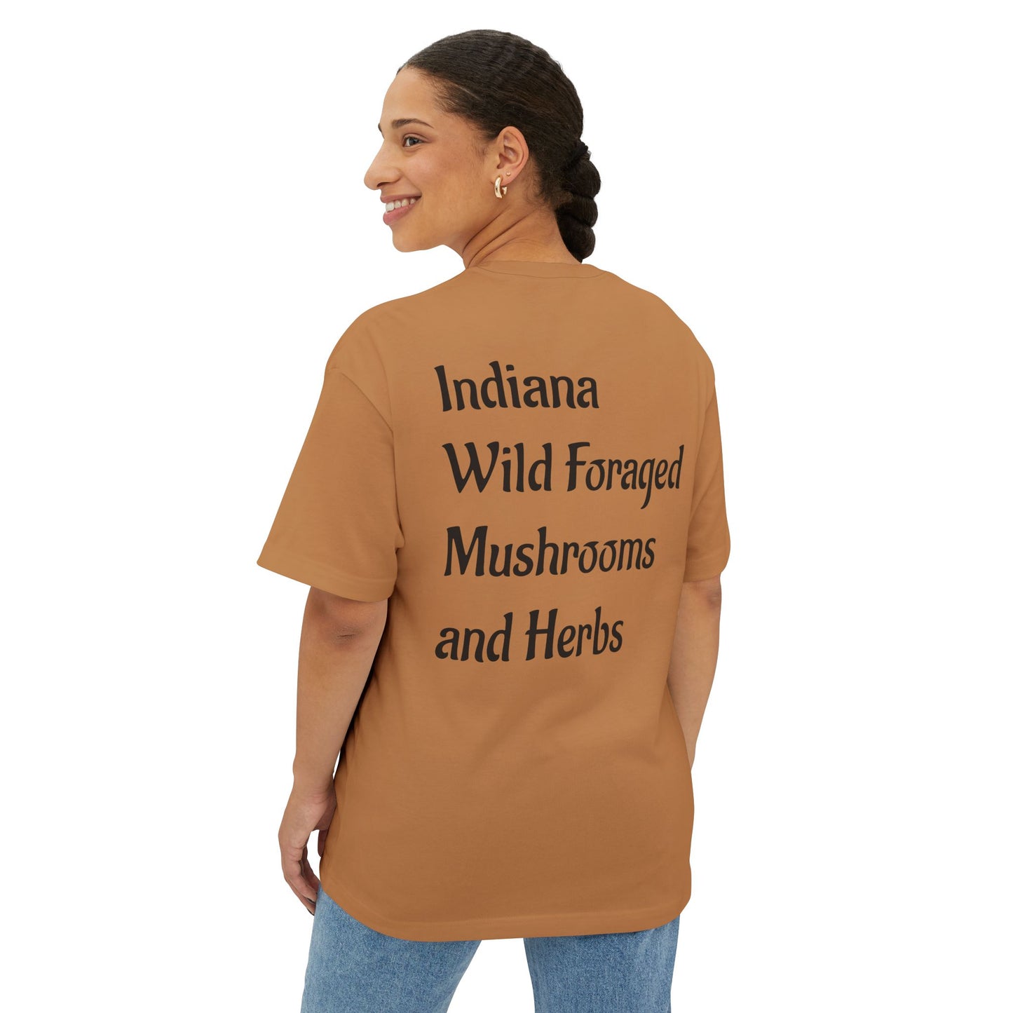 Indiana Wild Foraged Mushrooms Boxy Tee, Unisex Oversized T-Shirt for Nature Lovers, Comfortable Casual Wear, Perfect Gift for [...]