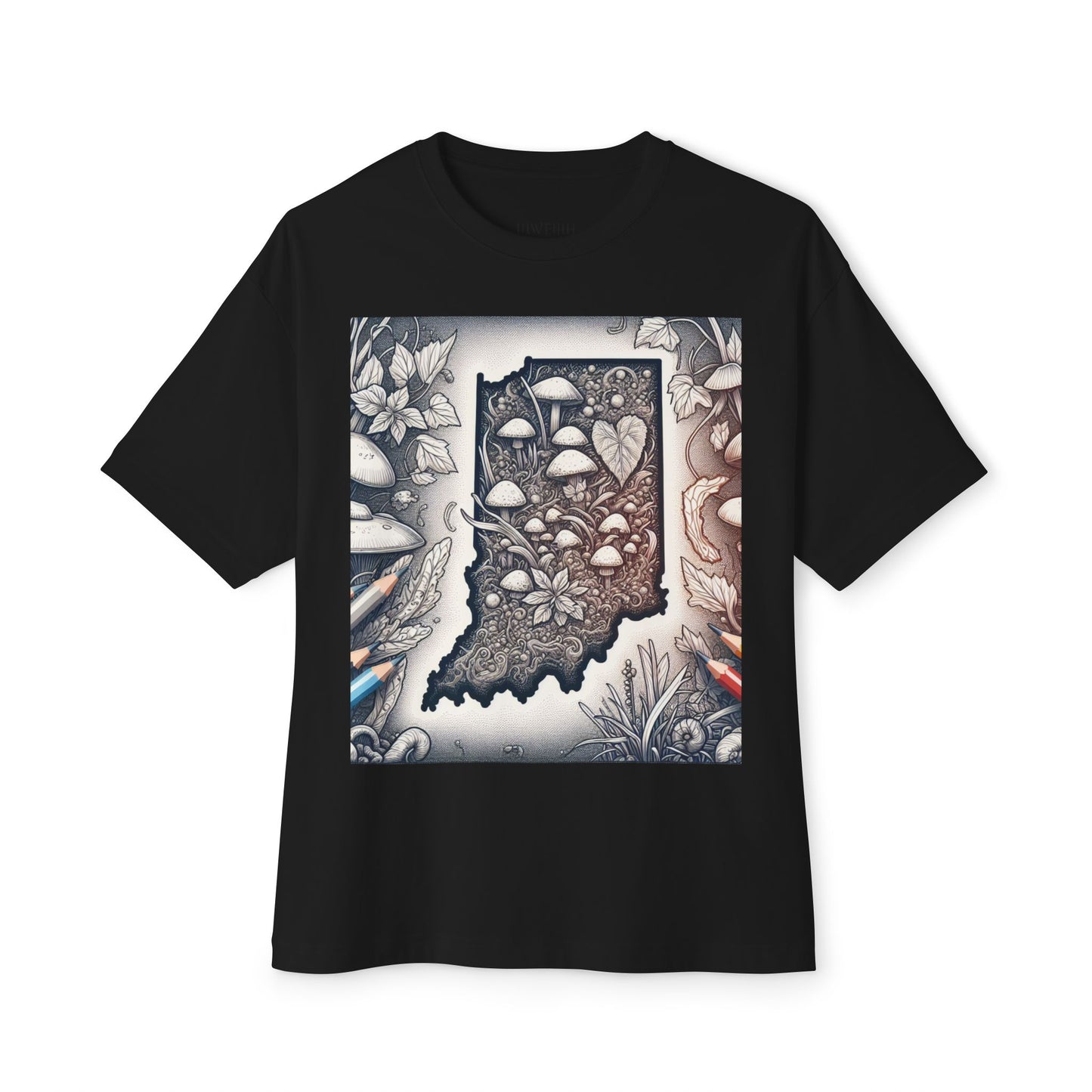 Indiana Wild Foraged Mushrooms Boxy Tee, Unisex Oversized T-Shirt for Nature Lovers, Comfortable Casual Wear, Perfect Gift for [...]