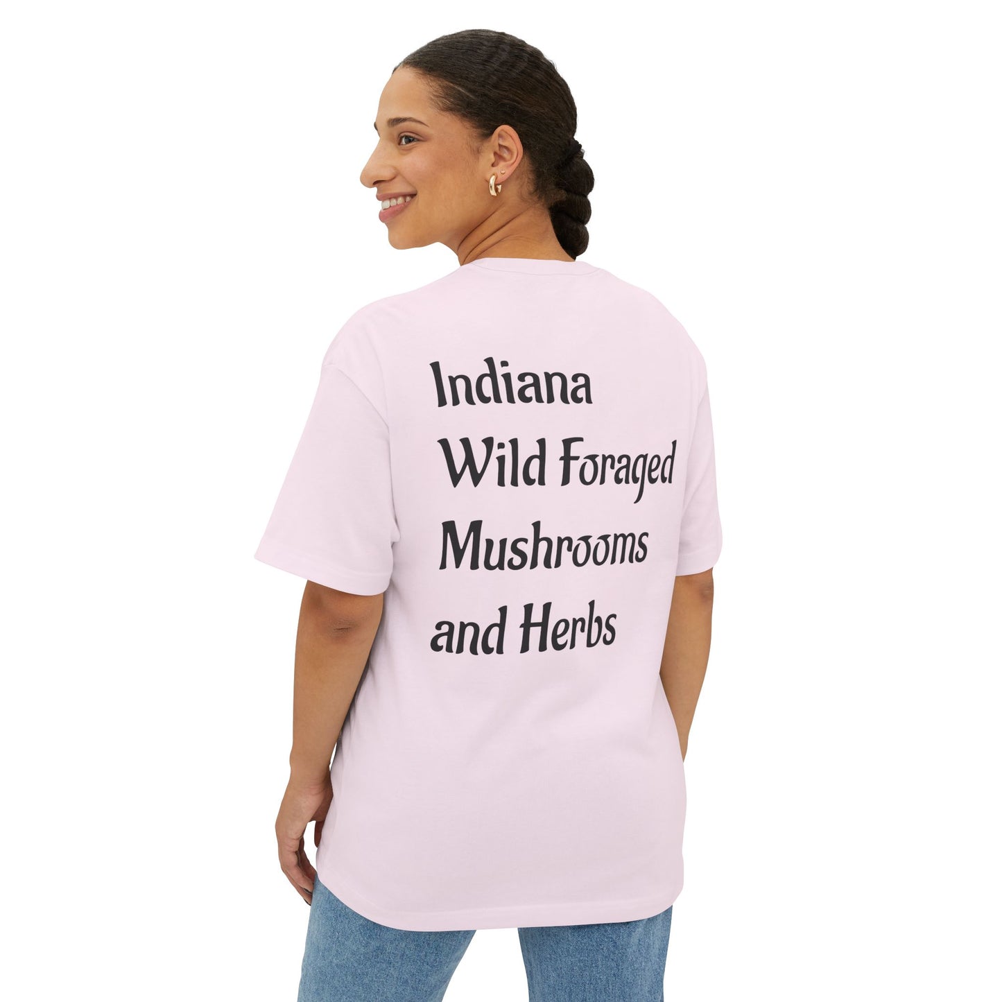 Indiana Wild Foraged Mushrooms Boxy Tee, Unisex Oversized T-Shirt for Nature Lovers, Comfortable Casual Wear, Perfect Gift for [...]