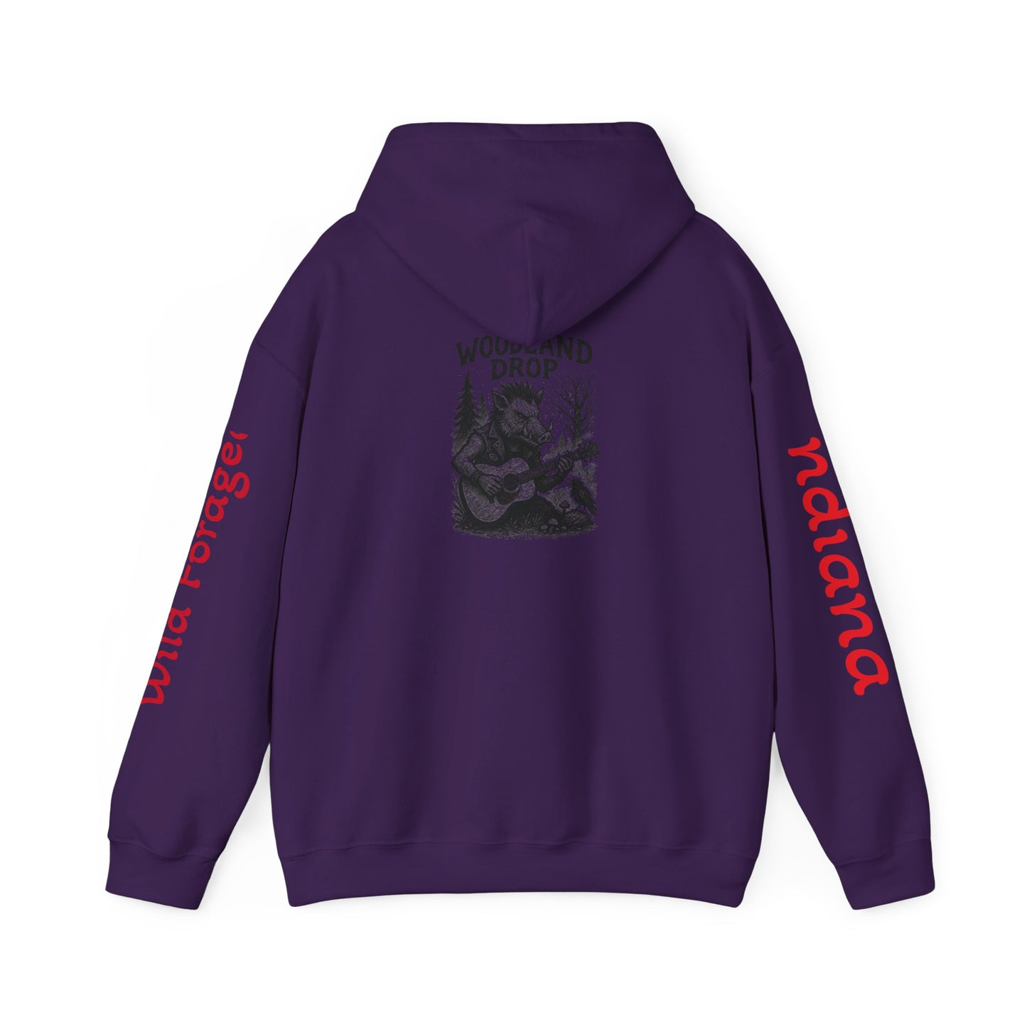 Woodland Forager Hooded Sweatshirt, Cozy Unisex Hoodie, Nature Lover Gift, Hiking Apparel, Outdoor Adventure Sweatshirt
