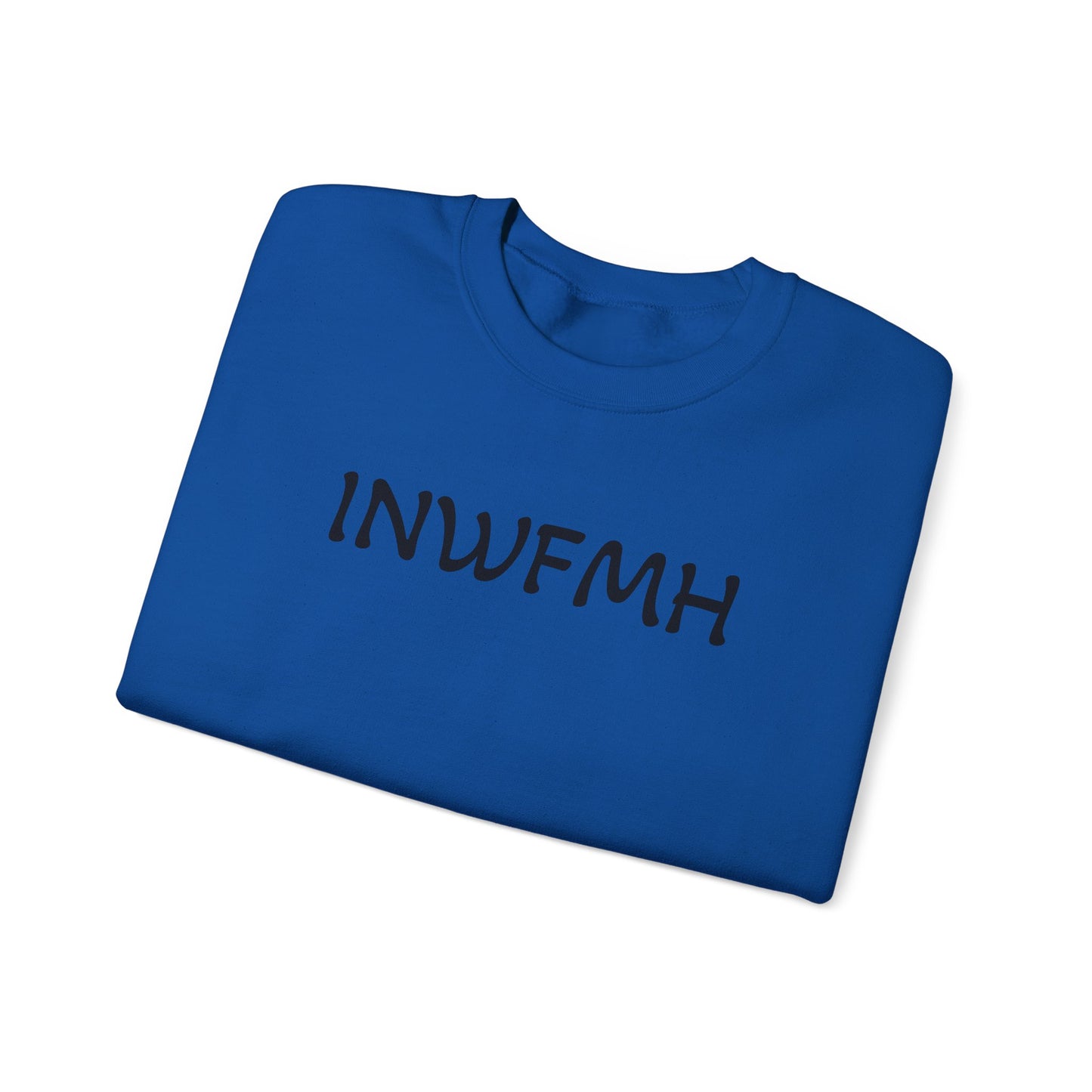 Casual Cozy INWFMH Plain Sweatshirt, Unisex Comfort Apparel, Trendy Fall Wardrobe, Ideal for Relaxed Days, Gift for Friends