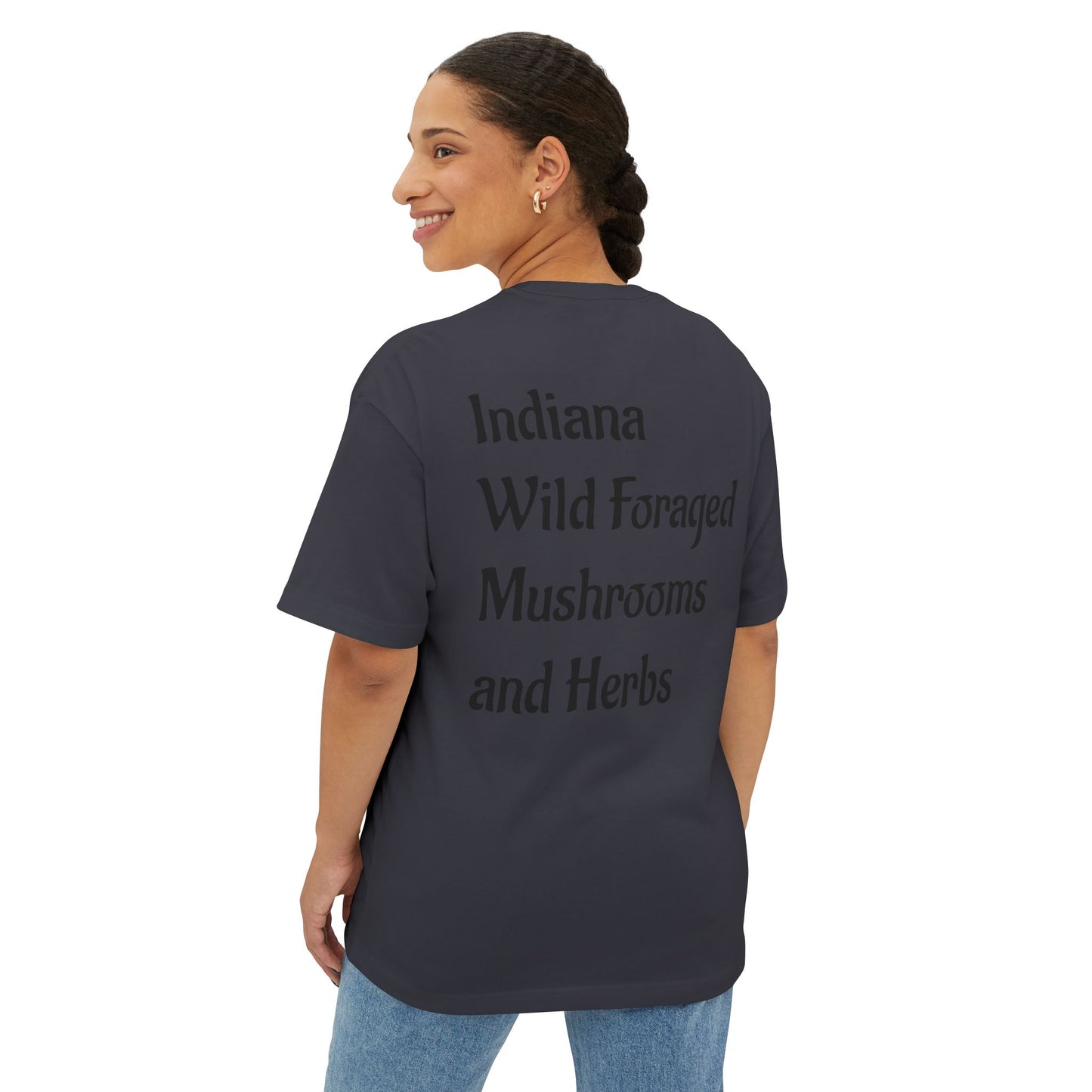 Indiana Wild Foraged Mushrooms Boxy Tee, Unisex Oversized T-Shirt for Nature Lovers, Comfortable Casual Wear, Perfect Gift for [...]