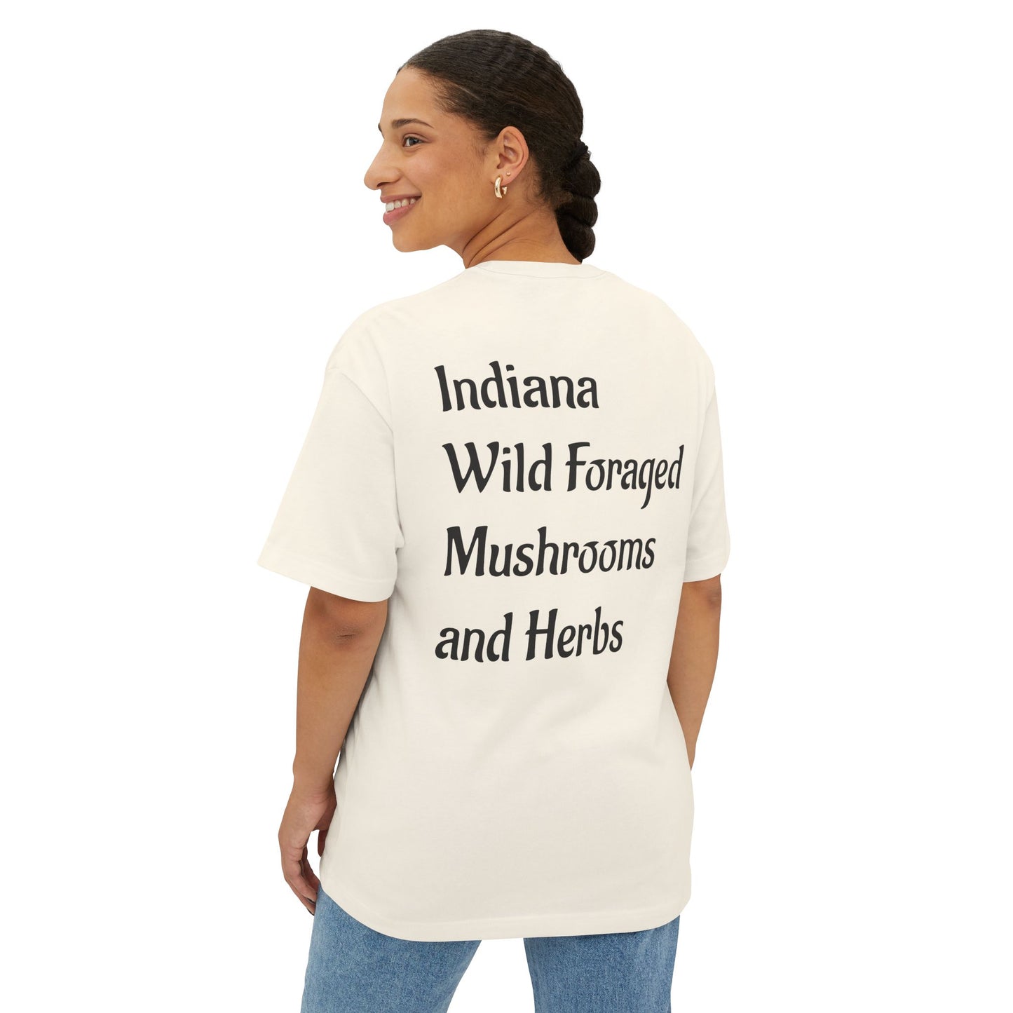 Indiana Wild Foraged Mushrooms Boxy Tee, Unisex Oversized T-Shirt for Nature Lovers, Comfortable Casual Wear, Perfect Gift for [...]
