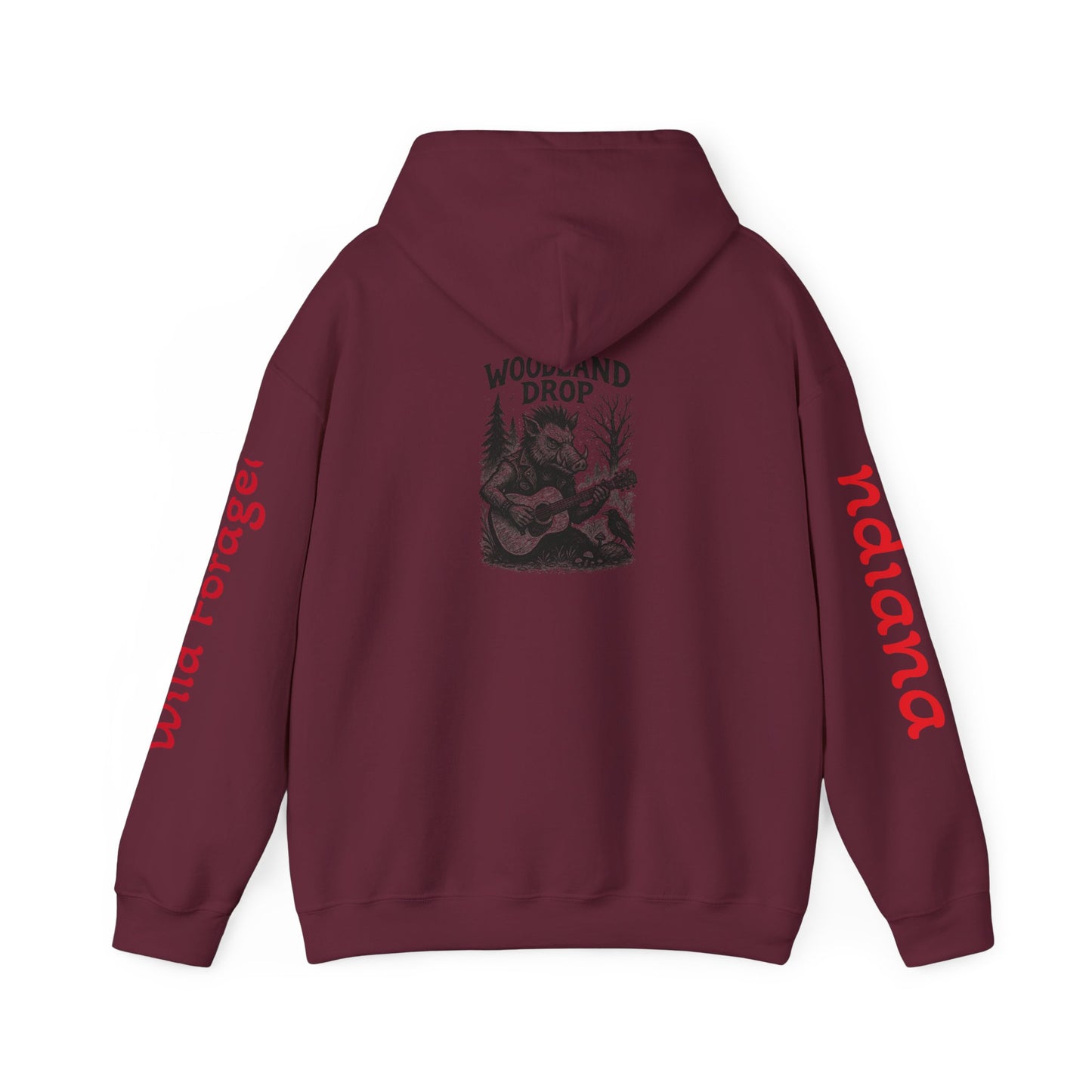 Woodland Forager Hooded Sweatshirt, Cozy Unisex Hoodie, Nature Lover Gift, Hiking Apparel, Outdoor Adventure Sweatshirt