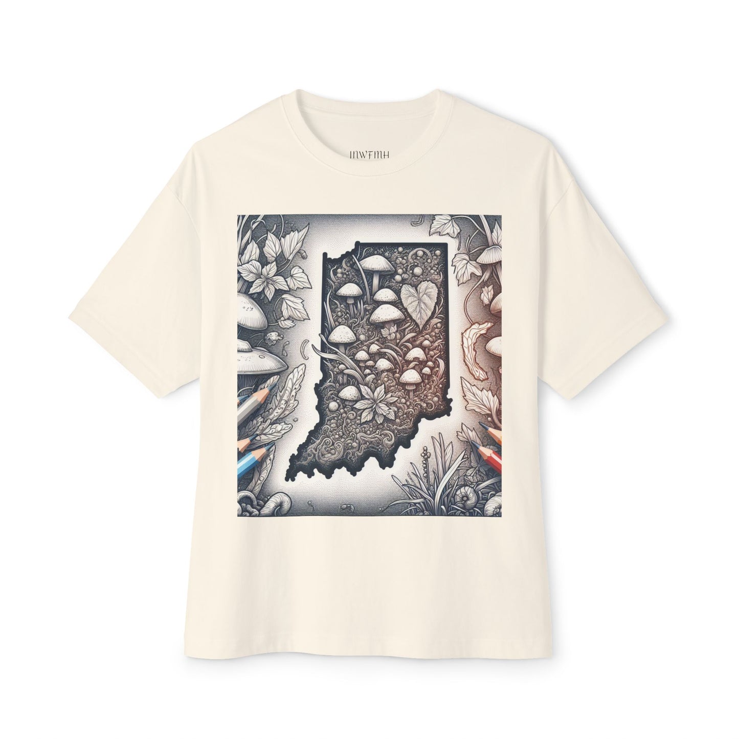 Indiana Wild Foraged Mushrooms Boxy Tee, Unisex Oversized T-Shirt for Nature Lovers, Comfortable Casual Wear, Perfect Gift for [...]