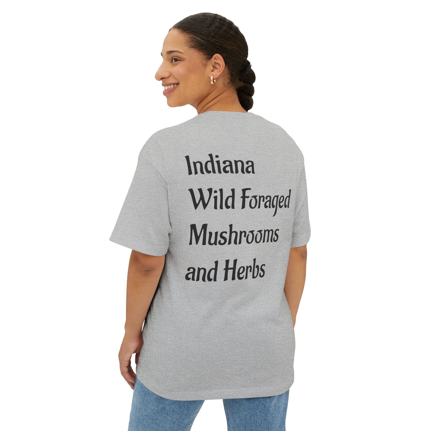 Indiana Wild Foraged Mushrooms Boxy Tee, Unisex Oversized T-Shirt for Nature Lovers, Comfortable Casual Wear, Perfect Gift for [...]