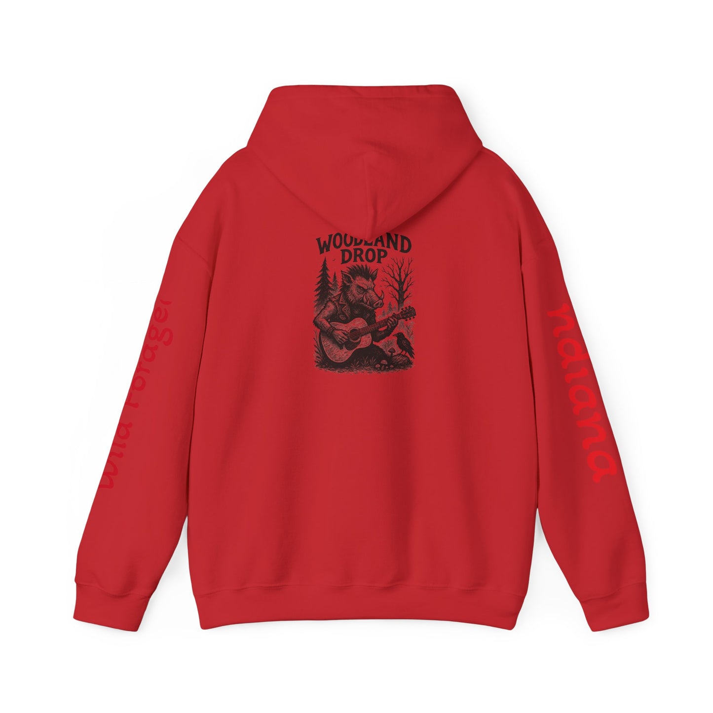 Woodland Forager Hooded Sweatshirt, Cozy Unisex Hoodie, Nature Lover Gift, Hiking Apparel, Outdoor Adventure Sweatshirt
