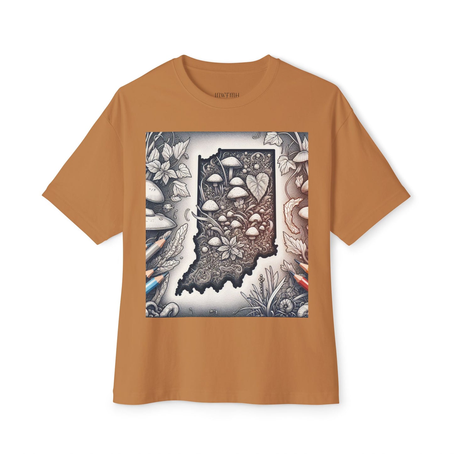 Indiana Wild Foraged Mushrooms Boxy Tee, Unisex Oversized T-Shirt for Nature Lovers, Comfortable Casual Wear, Perfect Gift for [...]