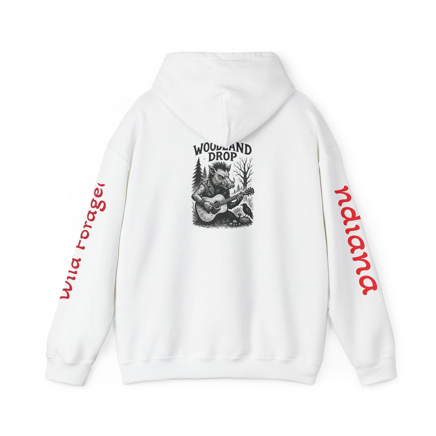 Woodland Forager Hooded Sweatshirt, Cozy Unisex Hoodie, Nature Lover Gift, Hiking Apparel, Outdoor Adventure Sweatshirt