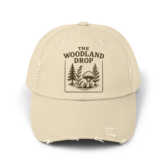 Distressed Woodland Drop Cap