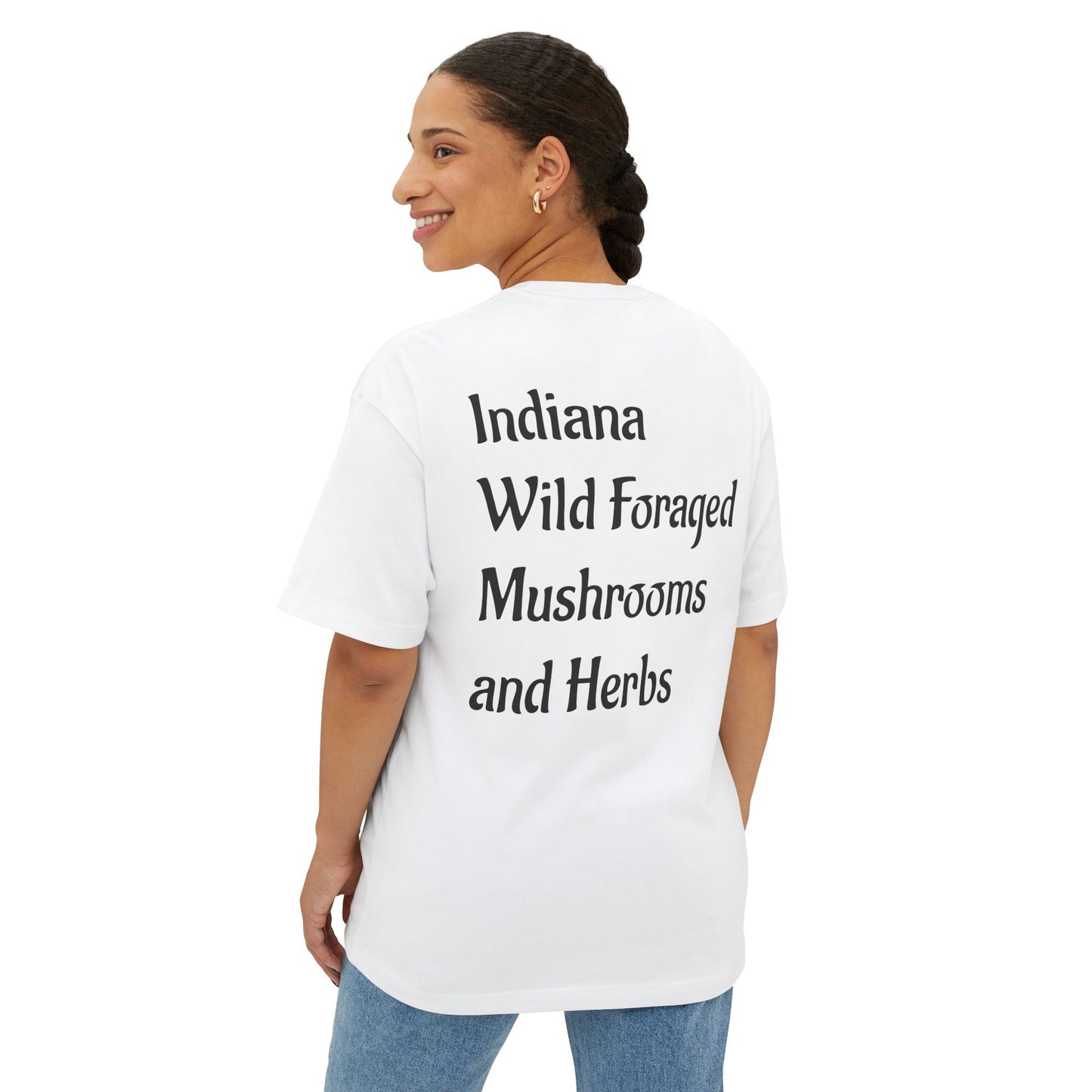 Indiana Wild Foraged Mushrooms Boxy Tee, Unisex Oversized T-Shirt for Nature Lovers, Comfortable Casual Wear, Perfect Gift for [...]