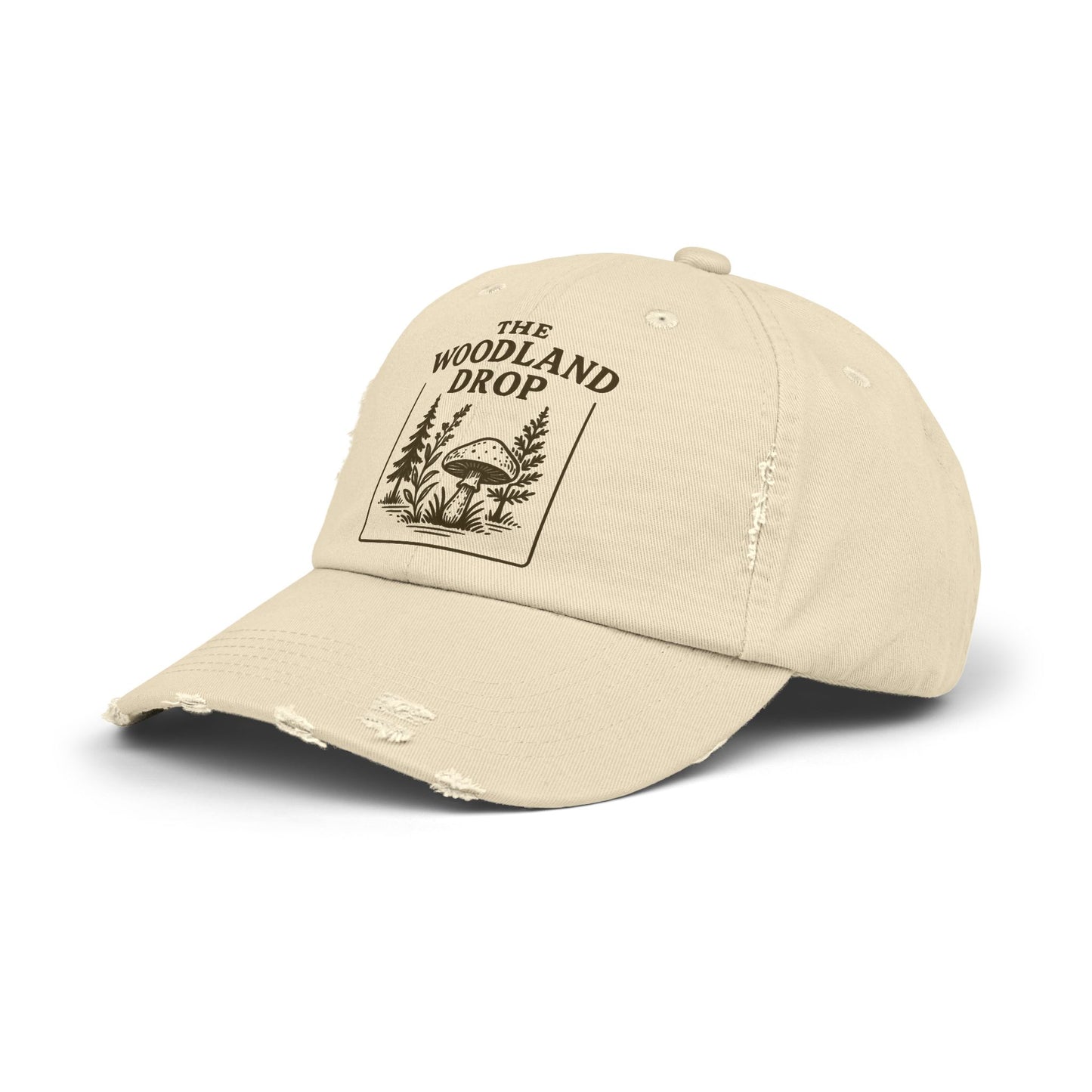 Distressed Woodland Drop Cap